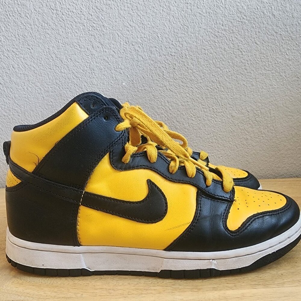 Nike Dunk High Reverse Goldenrod Basketball Sneaker Shoes Men's Size 9